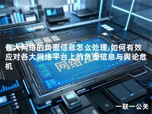 各大网络的负面信息怎么处理,如何有效应对各大网络平台上的负面信息与舆论危机