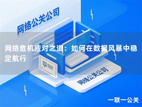 网络危机应对之道：如何在数据风暴中稳定航行